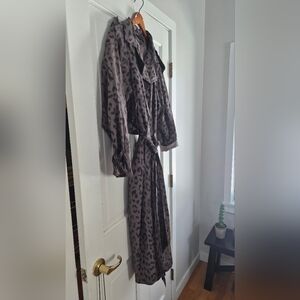 Meg Leopard Print Belted Trench